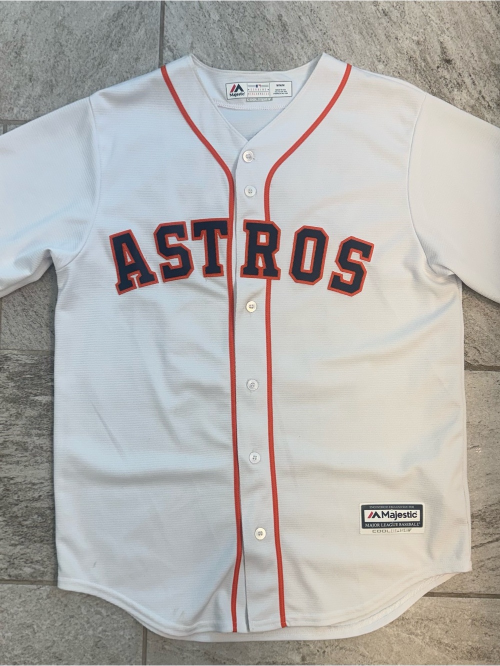 Houston Astros Adult Justin Verlander White Baseball Jersey